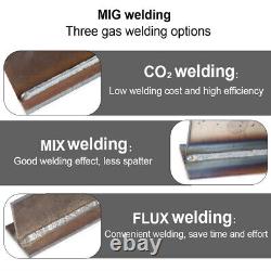 HITBOX MIG Welder Flux Core Wire 110&220V GaslessGas ARC TIG Weld Machin&TIG GUN