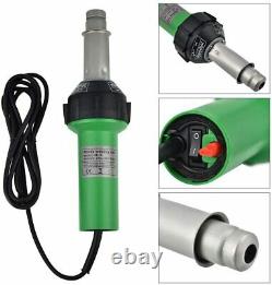 HUKOER 1600W Handheld Plastic Welder Hot Air Gun Vinyl Welding Heat Gun Tools