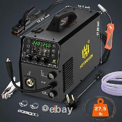 HZXVOGEN 6 in 1 MIG Welder 200A Aluminum Welding- Machine 110/220V IGBT Inverter