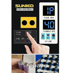 Hand-held Pulse Spot Welding Machine Welder f/ Battery Pack SUNKKO 737G 50A-900A