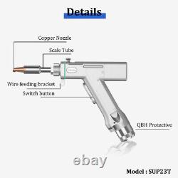 Handheld Metal Stainless CUP23T Laser Welding Gun For 1500-3000W Raycus Welder