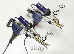 Handheld Plastic Extrusion Welding Machine Extruder Welder Heat Gun Booster EX3