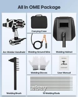Handheld Welder Machine 110V Portable Welding Machine, Portable ARC Welder Gun w