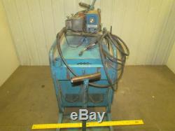 Hobart RC250 250 Amp 3Ph DC Wire Feed Welder withCart Cables + Gun 230/460 V 3Ph