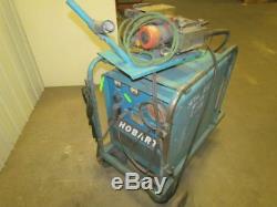 Hobart RC250 250 Amp 3Ph DC Wire Feed Welder withCart Cables + Gun 230/460 V 3Ph