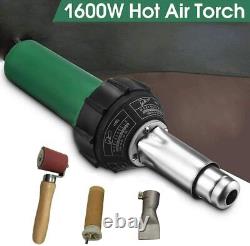 Hot Air Gun Welding Torch 1600W Heat Gun Plastic Welder Roofing Kits 110V 220V