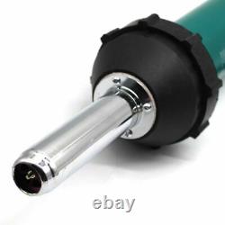 Hot Air Plastic Welding Gun Welder Heat Torch 220V Flat Nozzle Pressure Roller