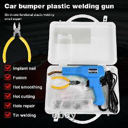 Hot Car Bumper Repair Plastic Welder Kit Stapler Plastic Welding Gun Machine