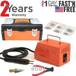 Hot Stapler Car Bumper Fender Welder Gun Plastic Welding Repair Kit +600 Staples