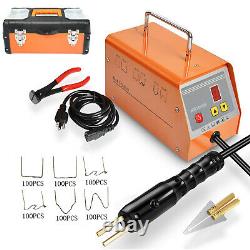 Hot Stapler Car Bumper Plastic Repair Gun Welding Welder Kit 220V +600 Staples