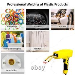 Hot Stapler Gun Plastic Repair Car Bumper Welding Welder Machine Kit US Plug