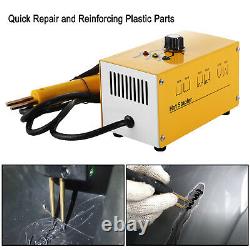Hot Stapler Plastic Welder Welding Repair Kit Gun Car Bumper Au Tool+600 Staples