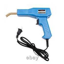 Hot Stapler Plastic Welding Car Bumper Repair Welder Gun Kit With200 Staples Blue