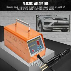 Hot Stapler Plastic Welding Gun 110V Car Bumper Body Plastic Repair Welder Kit