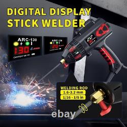 Industrial-Grade 130Amp Handheld Welder with Toolbox Perfect for All Tasks