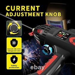 Industrial-Grade 130Amp Handheld Welder with Toolbox Perfect for All Tasks