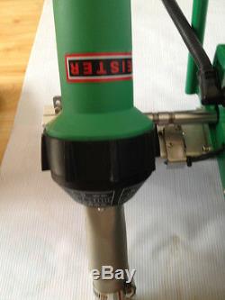 Intelligent PVC Flex Banner Seam Welding Machine Welder with Leister Heat gun 110V