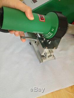 Intelligent PVC Flex Banner Seam Welding Machine with Leister Heat gun 110V