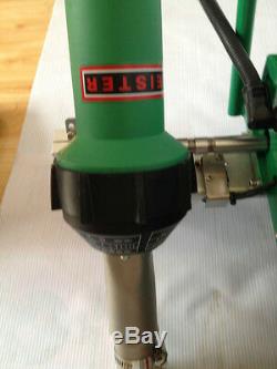 Intelligent PVC Flex Banner Seam Welding Machine with Leister Heat gun 110V