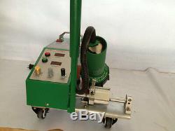 Intelligent PVC Flex Banner Seam Welding Machine with Leister Heat gun 110V