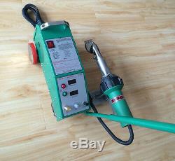 Intelligent PVC Flex Banner Seam Welding Machine with Leister Heat gun 110V