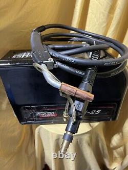 LINCOLN ELECTRIC SUITCASE LN-25 WIRE FEEDER K449 with WELDING GUN