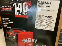 Lincoln Electric 140HD WELD pak MIG Pro 140 HD WIRE FEED WELDER K2514-1 gun