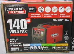 Lincoln Electric 140HD Weld-Pak MIG/Flux-Cored Wire Feed Welder K2514-1 NEW