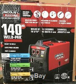 Lincoln Electric 140HD Weld-Pak Wire Feed Welder 115V with Magnum 100L Gun
