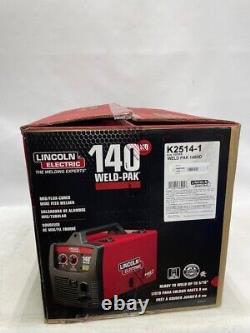 Lincoln Electric 140hd Weld-pak Mig/flux-cored Wire Feed Welder K251 (ud2064784)