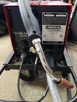 Lincoln Electric LN-7 Welder With Lincoln Magnum 400 MIG Gun ADDED WELDING WIRE