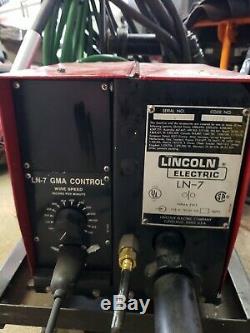 Lincoln Electric LN-7 Welder With Lincoln Magnum 400 MIG Gun ADDED WELDING WIRE