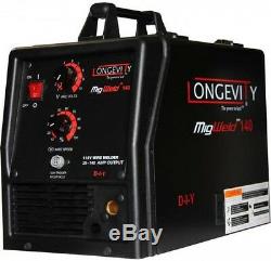 Longevity MIGWELD 140, 140AMP 110V MIG Welder (Spool Gun Capable)