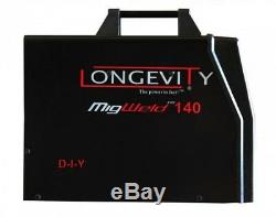 Longevity MIGWELD 140, 140AMP 110V MIG Welder (Spool Gun Capable)