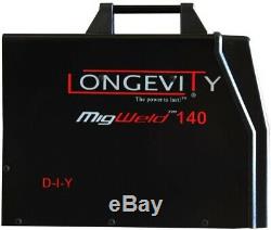 Longevity Migweld 140 MIG Welder with Spool Gun Capability