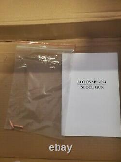 Lotos Technology MSG094 Spool Gun Aluminum Welding For MIG Welders MIG140 Black