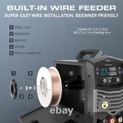 MIG Welder, 200A 110V/220V MIG/Flux Core/Spool Gun/Lift TIG/Stick 5 in 1