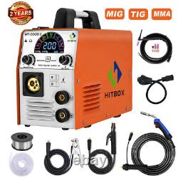 MIG Welder Inverter 200A Gas ARC TIG MIG Welding Machine /TIG GUN 110V/220V US