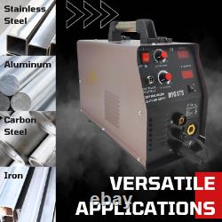 MIG Welder Lotos MIG175 220-Volt 175 Amp MIG Flux-Core Welder & Spool Gun New