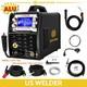 MIG Welder&Tig Gun 200A Gas/Gasless 110/220V Lift TIG/Stick IGBT Welding Machine