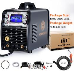 MIG Welder&Tig Gun 200A Gas/Gasless 110/220V Lift TIG/Stick IGBT Welding Machine