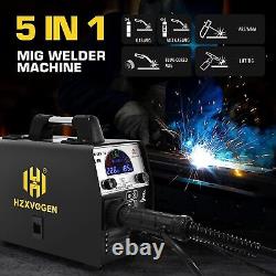 MIG185II MIG Welder& Tig Gun, Gas/Gasless TIG MMA Welding Machine, 110V/220V US