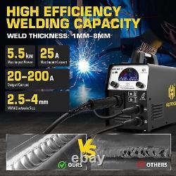 MIG185II MIG Welder& Tig Gun, Gas/Gasless TIG MMA Welding Machine, 110V/220V US