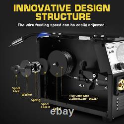 MIG185II MIG Welder& Tig Gun, Gas/Gasless TIG MMA Welding Machine, 110V/220V US