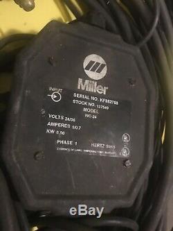 Miller 30a Spoolmatic Piston Grip Gun And Weld Controller Wc-24 Spool Gun Welder