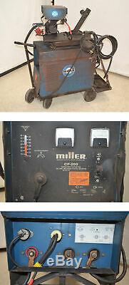 Miller CP-200 200-Amp MIG Welder with S-52A Wire-Feeder 3-Ph Gun/Ground 200/460V