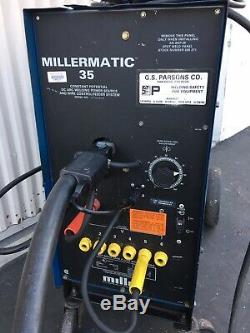 Miller Millermatic 35 Mig Welder With Tweco Gun 208/230v 1ph