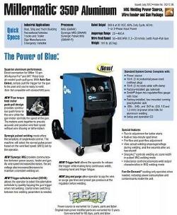 Miller Millermatic 350P Aluminum MIG Welder with 35-ft XR-Aluma-Pro Gun (951452)