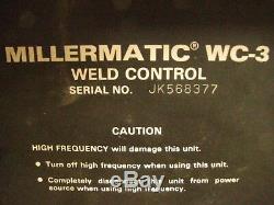 Miller Millermatic WC-3 MIG Spool Gun welding weld Controller for welder