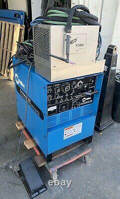 Miller Syncrowave 250 Cc-ac/dc Welding Power Source Welder W Gun, Pedal & Cooler